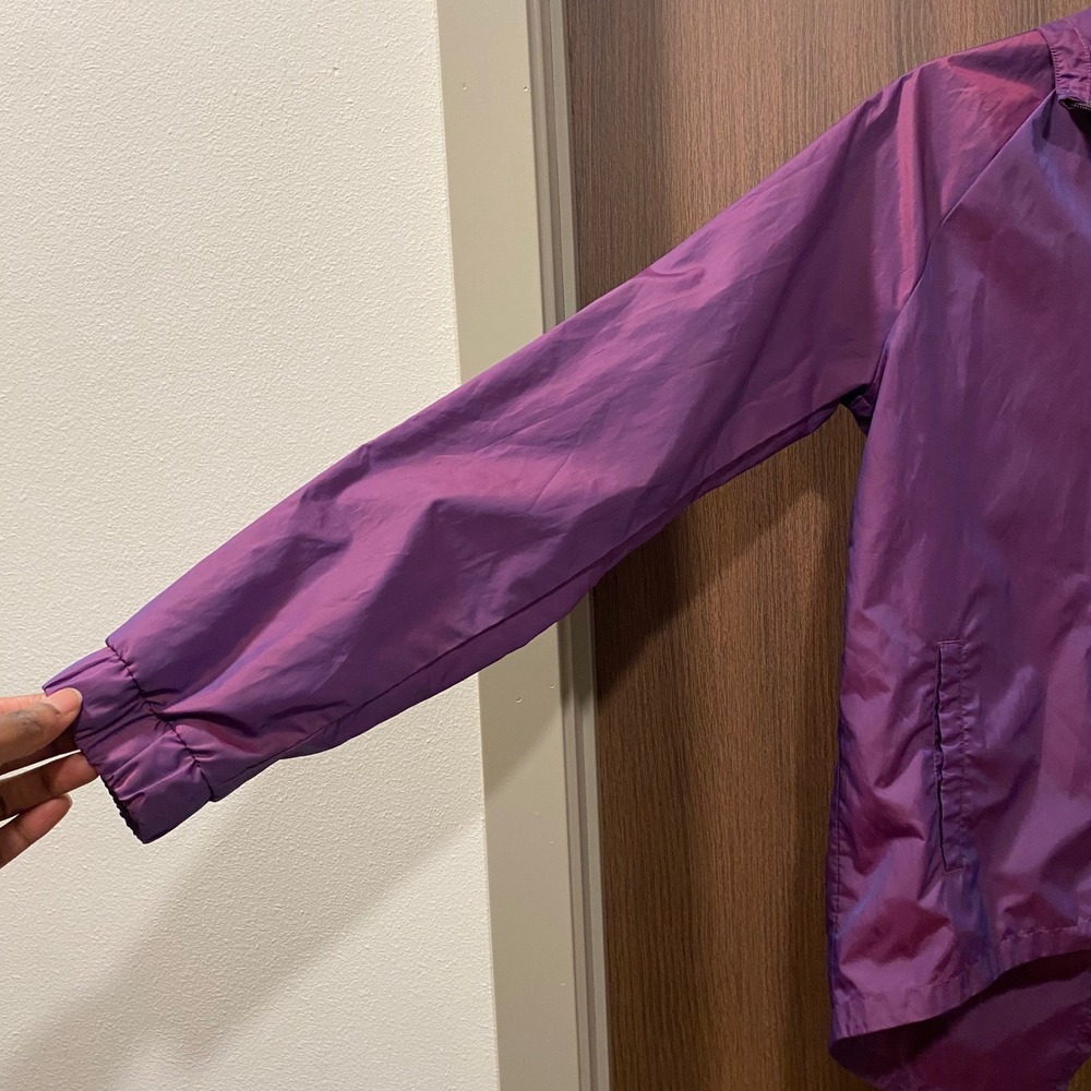 UNDER ARMOUR Storm Woven Windbreaker Size Small Iridescent Purple Full-Zip Run - Picture 6 of 13